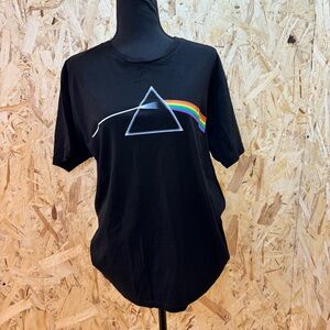 Pink Floyd - Dark Side of the Moon - Black 100% Cotton T-Shirt Size L